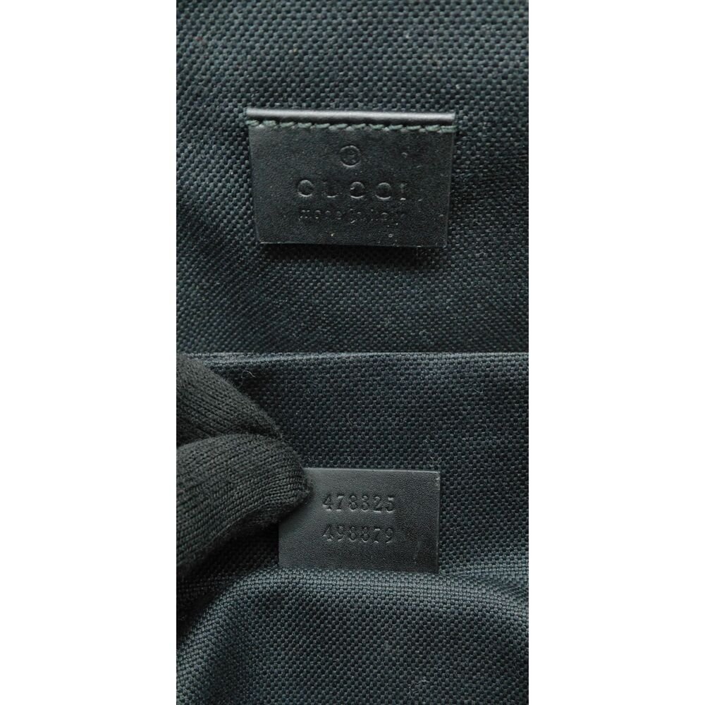 Gucci Supreme Bag Navy GG Black Blue Red Leather Strap Crossbody Adjustable Gray - Picture 5 of 7